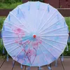 Umbrellas Chinese Hanfu Oil Paper Waterproof Umbrella Tassel Ceiling Decoration Worker Dance Parasol