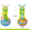 Giocattolo di decompressione Divertente Musicale Interattivo Canto Twist Worm Musica leggera per bambini Che soffia Sassofono Neonato 230826