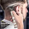 Electric Shavers T9 Hair Clipper Trimmer For Men usb uppladdningsbar rakappskåpa Barber Vuxna skärmaskin 230826