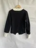 Mulheres Malhas Tees Suéter Preto Cropped Cardigans Casaco Mulheres Roupas Knit Pull Femme Moda Sueter Ropa Mujer Suéteres Coreanos Y2K Tops 230827