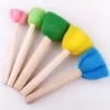 Stylos de peinture 30pcs enfants brosses ensemble amusant enfant apprentissage précoce éponge kit matériel de sécurité non toxique EVA mousse plastiques 230826