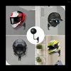 Motorcycle Helmets Bicycle Helmet Rack 180 Degree Rotation Hanger For Coat Cap Football