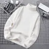 Men's Sweaters Autumn Winter Turtleneck Sweater Knitting Pullovers Rollneck Knitted Warm Men Jumper Women Casual