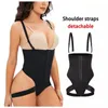 Taille Tummy Shaper Vrouwen Verstelbare Schouderbanden Hoge Buik Hip Lift Thongs Vormgeven Broek Plus Size Controle Slipje 230826