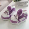 Winter home Frauen warm Unisex Männer Einen Größe Sneakers Lady Innenbaumwäsche Schuhe Frau Haus Boden Schieberegler Ladies Pantoffeln b