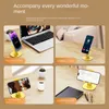 Foldable Aluminum Alloy Cell Phone Holder Stand for iPhone Xiaomi and Other Smartphones