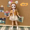 Puppen 30 cm Anime Puppe 16 Bjd 23 Joint Beweglicher Körper Dress Up Kleidung Zubehör Prinzessin Kinder Geburtstag Geschenk Spielzeug 230826