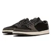 hommes femmes 1 chaussures de basket-ball basses olive 1s Black Phantom Reverse Mocha Panda Toe True Blue Wolf Grey travis baskets pour hommes scotts baskets