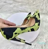 New Color-blocking Horsehair Celebrity High-heeled Shoes Pointy Thin Heel Shallow Single Shoe Wom