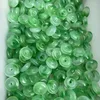 Pedras preciosas soltas myanmar jadeite flutuante verde jade rosquinha redonda fivela de segurança contas de pedra para fazer joias colar pulseira diy