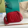 Clearance Purse Leather Classic präglad läder Tassel Mini axelväska kamerapåse Kvinnors crossbody väska