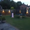 Lampada da parete JJC Luce a LED con rilevamento del movimento del corpo umano Impermeabile per esterni Apparecchio da giardino per interni in alluminio AC90-260V