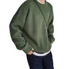 Pulls pour hommes Femmes Tricots Basic Chaud Vintage Vert Pull Tricoté Surdimensionné Épais Lâche Blanc Pull Jumper Pour Femmes 2023