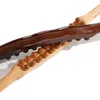 Helkroppsmassager 820 Pärlor GUA SHA Massage Stick Carbonized Wood Back Scrapping Meridian Therapy Wand Muskel Relaxerande kropp Massager Guasha 230826