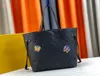 5A Fashion Classic Designer Womens Handväskor Flower Ladies Composite Tote Leather Clutch Shoulder Bags Female Purse