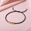 Charm Armband Buddhist flätade handgjorda kopparpärlor armband Lucky Rope Bangles Women Thread Set Luck Success Amulet