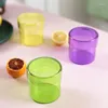 Storage Bottles 1pcs Kitchen Dried Fruits And Grains Jars Household Borosilicate Transparent Glass Lid Candy Sealing Jar