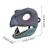 Maschere per feste Maschera di dinosauro con mascella aperta Maschera di dinosauro Mascella mobile Bambini Bocca aperta Maschera di dinosauro Festa di Halloween Costume cosplay Maschera spaventata 230826