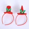Party Supplies Weihnachten Zylinder Stirnband Santa Haarband elastische Weihnachten Kopfbedeckung Po Requisiten kreative Urlaub Dekor