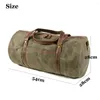 Sacs Duffel XZAN Style rétro Waterproo sac de voyage grande capacité hommes en plein air européen sacs à main hommes toile cirée