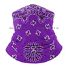 Berets Classic Bandana Style (Purple Version) Bucket Hat Sun Sun Cap Mask Facelless