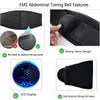 Entrenadores abdominales centrales EMS Estimulador muscular Abs Entrenador abdominal Cinturón tonificante Recarga USB Cuerpo Vientre Pérdida de peso Gimnasio en casa Fitness Equiment Unisex 230826