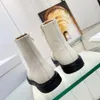 de rij schoenen Zwart leren enkel Chelsea Boots falt Fashion Booties Designer schoenen voor meisjesvrouwen