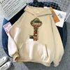 Hoodies femininos Palestina Mulheres Kawaii Y2K Aesthetic Fleece Sweater Feminino Vintage Pulôver