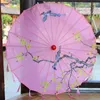 Umbrellas Chinese Hanfu Oil Paper Waterproof Umbrella Tassel Ceiling Decoration Worker Dance Parasol