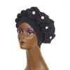 Ubranie etniczne 2023 Afrykańska naczelnia Nigeria Głowa Głowa impreza Kobiet Kobiet Masowy czapka turbanowa dla kobiet turbantu mujer muzułmańska chustka