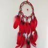 Dream Catchers Red Dream Catcher for Bedroom Adult Feather Dream Catcher for Girls Kids Wall Decor Hanging Ornament 1224586