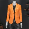 Men's Suits Blazers 15 Color Fashion Mens Suit Jacket High Quality Slim Fit Solid Casual Business Formal Office Wedding Tops 230826