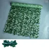 Decorative Flowers Faux Simulated Plant Artificial Hedge 0.5x0.5/1m Leaf Privacy Vine Decoration Panel Fence Outdoor Home Screen Garden