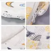 Sleeping Bags Baby Swaddling Wraps 0 6 Months born Bag Cute Bear Ears Kids Head Neck Protector Design Diaper 230826