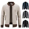 Giacche da uomo Autunno Inverno Maglione lavorato a maglia Giacche Maglione da baseball coreano da uomo Camicetta fredda Streetwear Y2K Felpe Trench maschile 230826