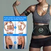 Outros itens de massagem Abs Toning Belt EMS Vibração Elétrica Abdominal Muscle Trainer Cintura Corpo Emagrecimento Fitness Massagem Cintos para Braço Perna Treino 230826