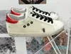 Scarpe da ginnastica dorate Superstar Scarpe sporche in punta Sneaker Scarpe da donna bianche Mocassini piatti Piattaforma Marca con paillettes Scarpe classiche da uomo