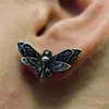 Stud Oorbellen Vintage Death Head Moth Goth Bug Gothic Punk Heks Alternatieve sieraden voor vrouwen