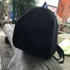 Mini mochila negra clásica y famosa a la moda, bolsa de viaje con logotipo de 2 colores, organizador de estilo Vintage, 2023