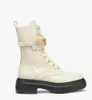 Знаменитый дизайн F-Graphy круглой ноги лодыжки Women Women Black Colf Crocky Lug Sole Combat Boot Marchacroche Свадебная леди зимние писти Eu35-40