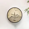 Wanduhren, personalisierbar, moderne Uhr, Quarz, klassische Ästhetik, einfache Uhr, originelle Kunst, Büro, leise, cooles Horloge-Wohndesign