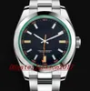 Men Air King Watch New 126900 Full Condition Black Dial 40mm Automatic Mechanical Movement Water Resistant Asia 2813 Movement