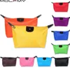 Midjepåsar Portable Cosmetic Bag for Women Colorful Waterproof Travel Dumpling Storage Mini Söt toalettmete Makeup Tote Pures 230826