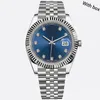 watch for men automatic luxury watch designer womens watches reloj 41MM Automatic ceramic fashion Stainless Steel sapphire Waterproof watchs dhgate date just