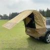 Tentes et abris Tente pour coffre de voiture Pare-soleil Anti-pluie Arrière Camping-car simple pour conduite autonome Tour Barbecue Camping Randonnée 230826