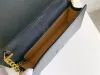 Bolso de hombro de lujo Marmont mini bolsos de metal con cadenas de letras dobles bolsos de cuero de alta calidad bolsos cruzados de moda para mujer al por mayor