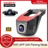 ミニカメラsameuo hidden car dvrダッシュcam wifiフロントカメラ4k 2160p 1080pループレコードアプリコントロールレコード運転プロセス230826