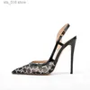 2024 Frauenkleid neuer europäischer Amerikaner spitzer Stiletto Baotou Fashion Ladies All-Match Single Schuhe Sandalen Frühlings- und Sommer T230828 A9040 Sals