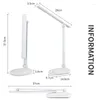 Table Lamps Intelligent Touch Portable Desk Lamp Foldable LED USB Rechargeable Reading 3 Color Soft Lighting Eye Protection