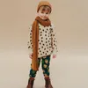 Шапфы с капюшонами Enkelibb 22 Ss Kids Brand Thutshirt футболка для весеннего мультипликационного принта одежда детская девочка Tops Tops Tops Tops Thirt Carlijnq 230828